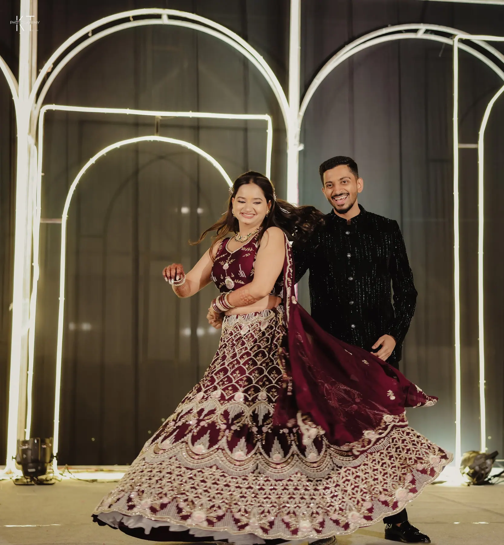 Kunal & Aditi wedding photograph by KT Photography