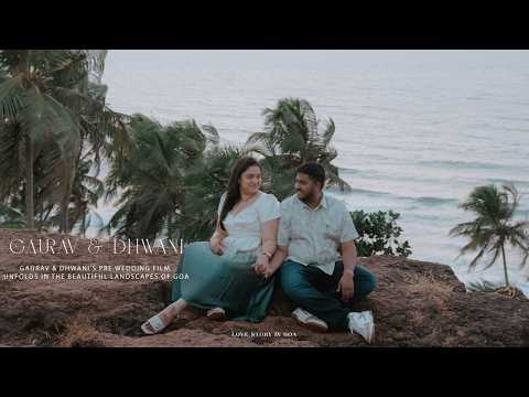 Poster for Dhwani & Gaurav pre-wedding film by KT Photography