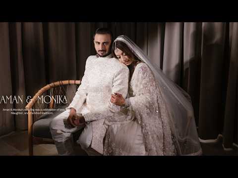 Poster for Aman & Monika wedding highlight by KT Photography