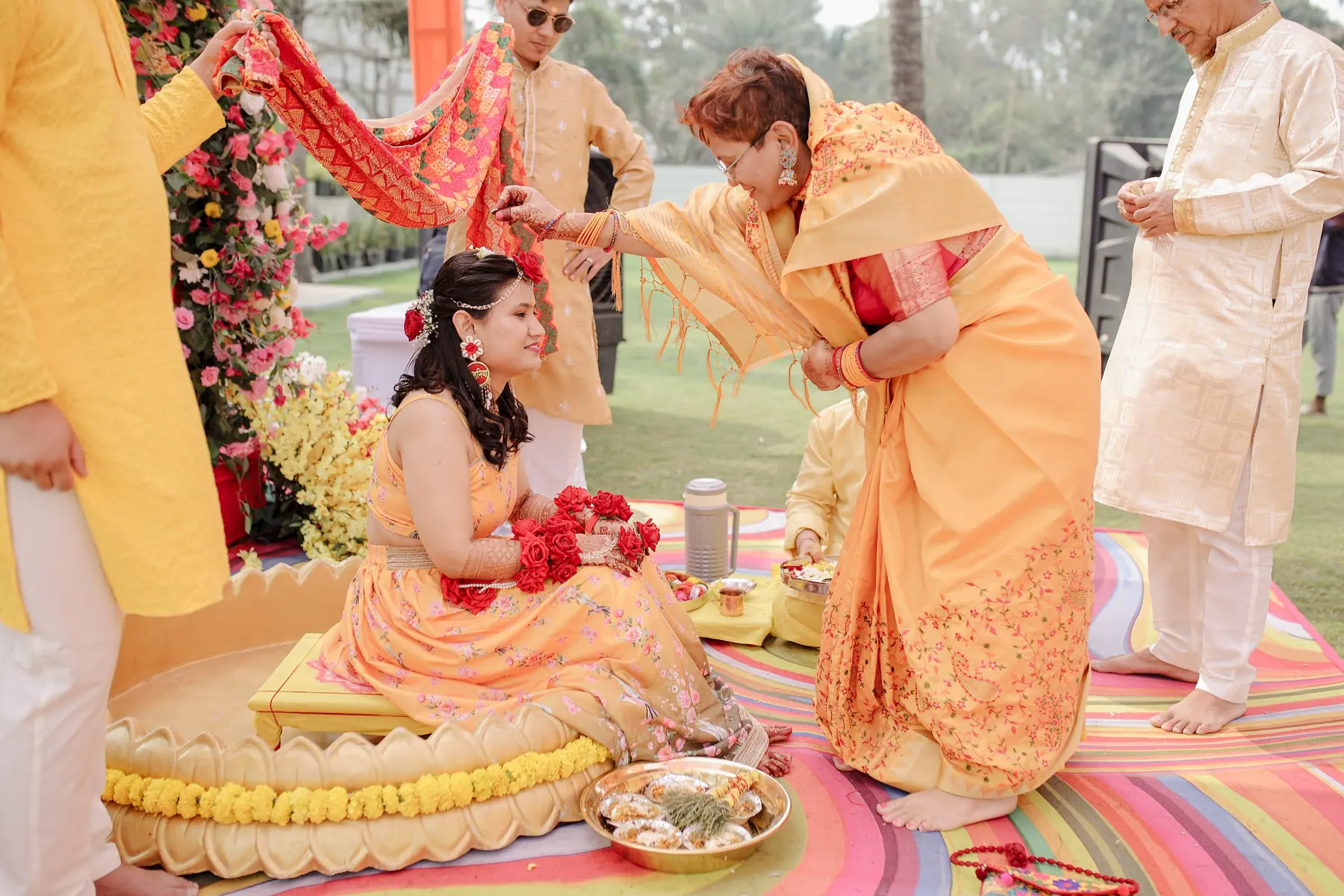 Bhavin & Karishma haldi photograph by KT Photography