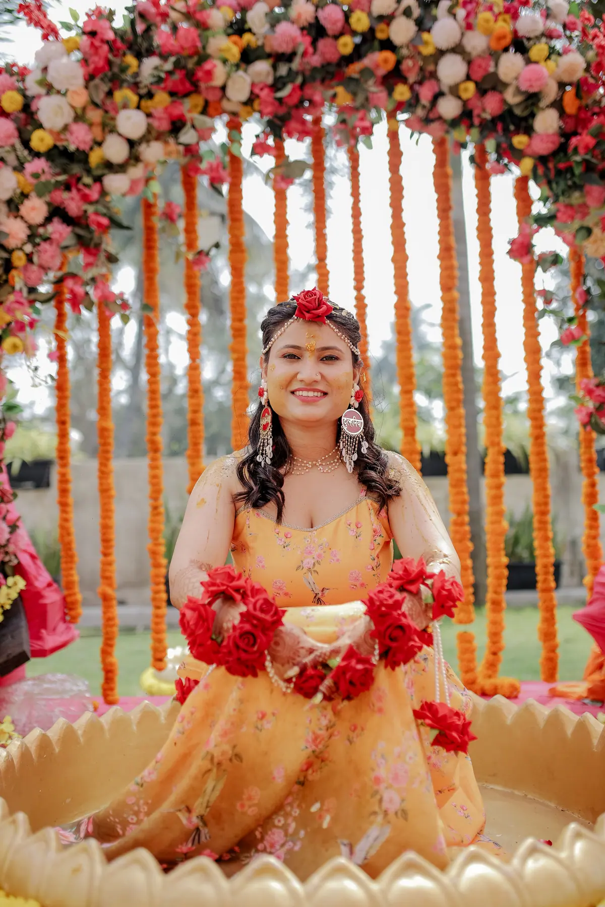Bhavin & Karishma haldi photograph by KT Photography