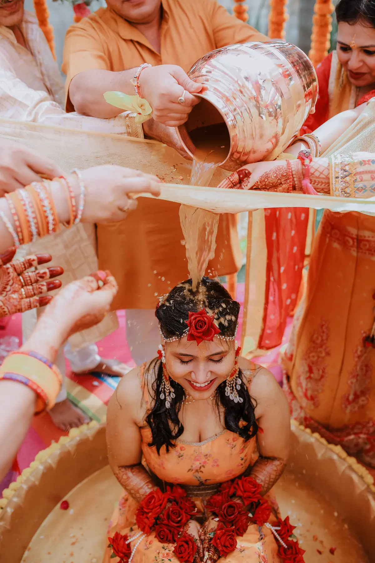 Bhavin & Karishma haldi photograph by KT Photography