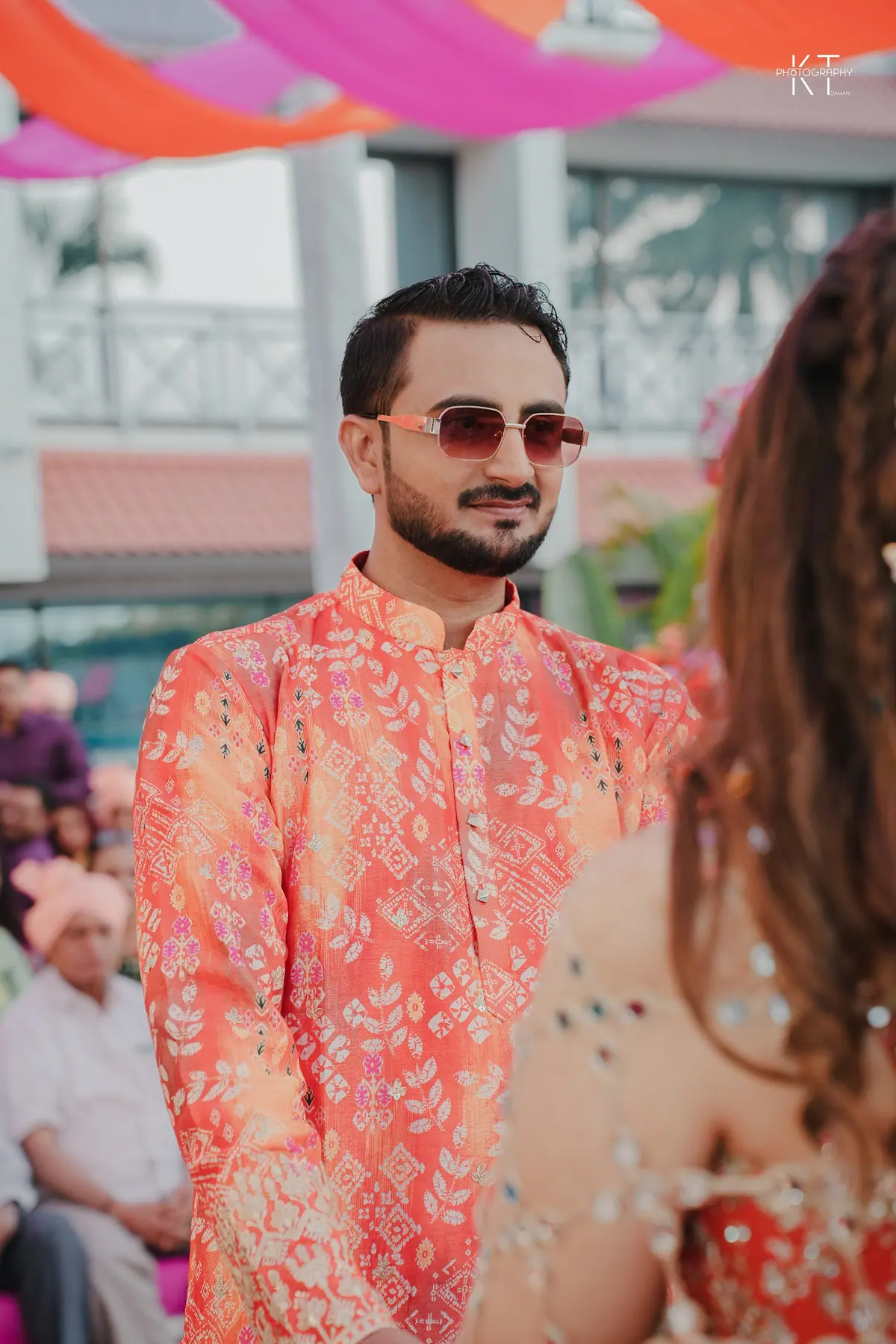 Aman & Monika haldi photograph by KT Photography