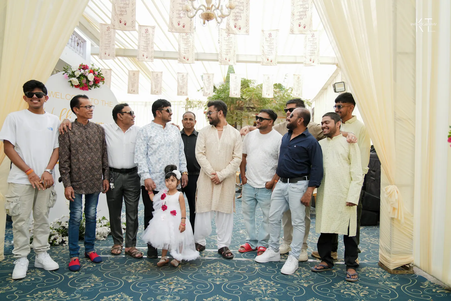 Sunil & Vaishnavi haldi photograph by KT Photography