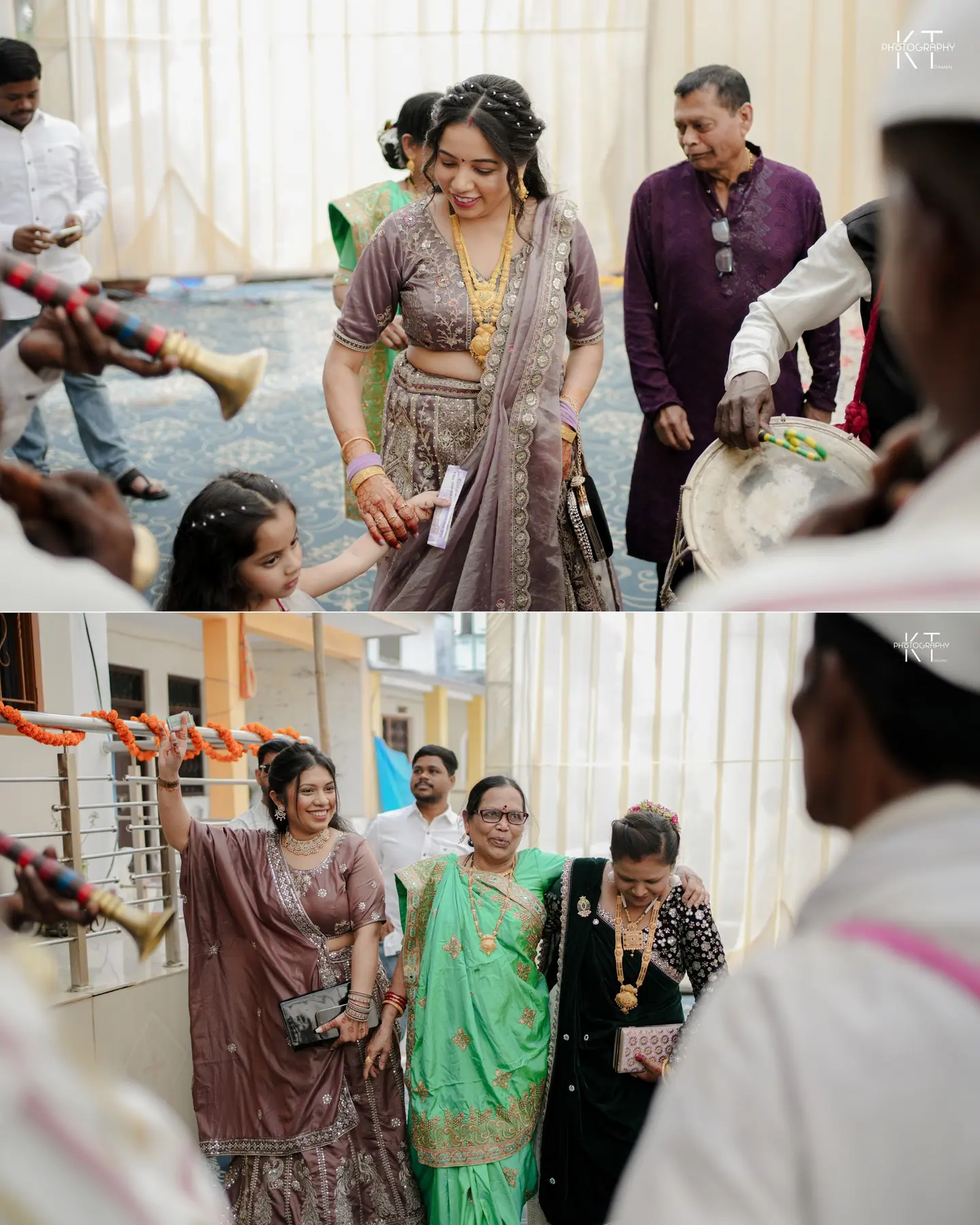 Sunil & Vaishnavi wedding photograph by KT Photography